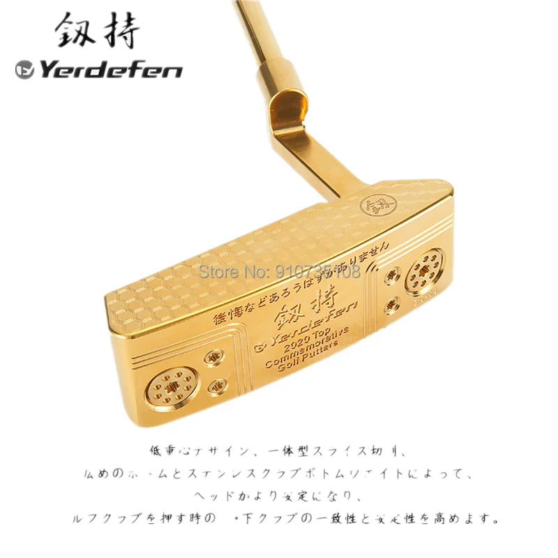 Authori Yerdefen Golf Putter Head Forged Carbon Steel With Full CNC Milled face